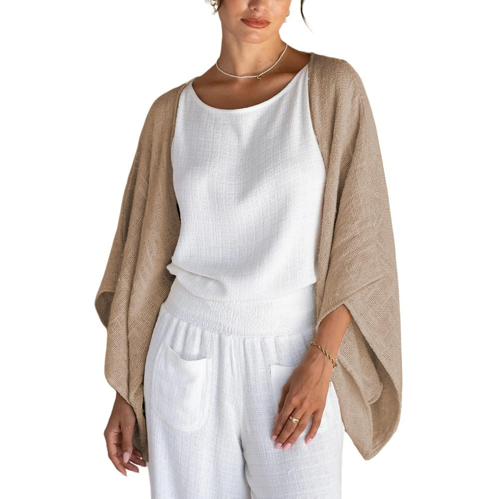 Strick-Cardigan mit Offener Front für Damen - Fatima