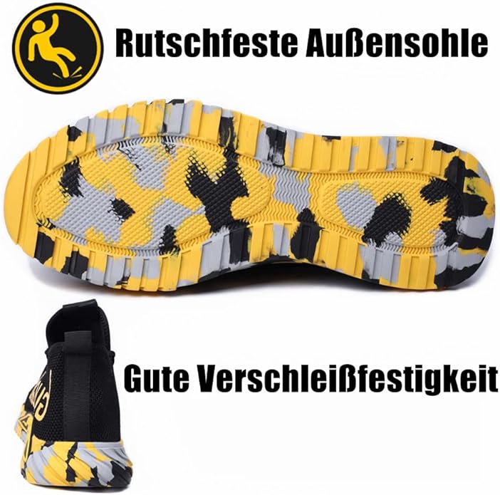 Herren Bequem Sicherheits Sneaker | Leicht