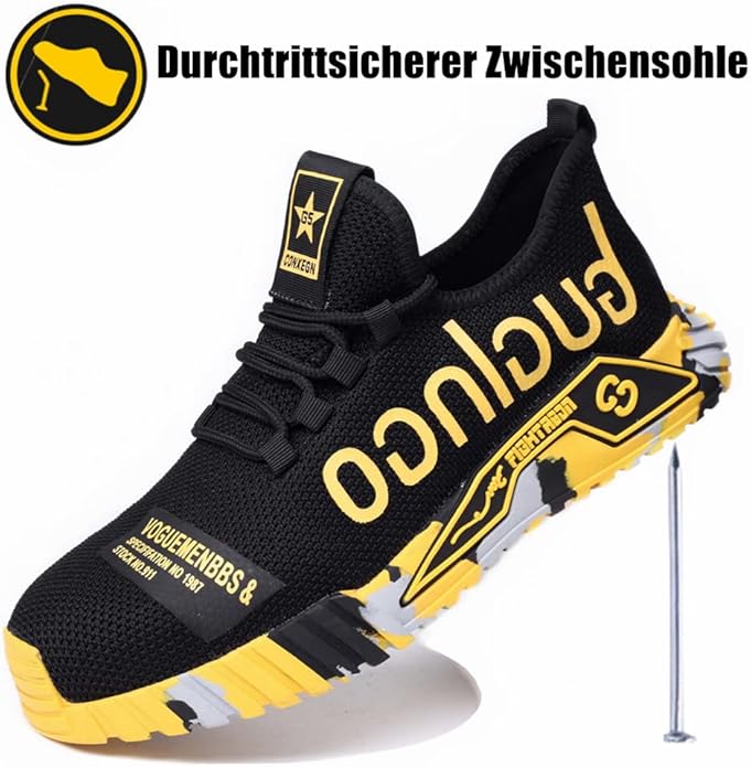 Herren Bequem Sicherheits Sneaker | Leicht