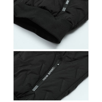 Winterjacke mit Fleecefutter und Reißverschluss für Herren – Olivier