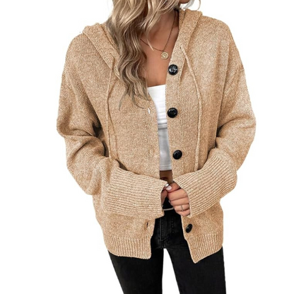 Damen Lang Strick Cardigan | Warm