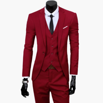 Herren Modern Anzug | Ein-Knopf Sakko