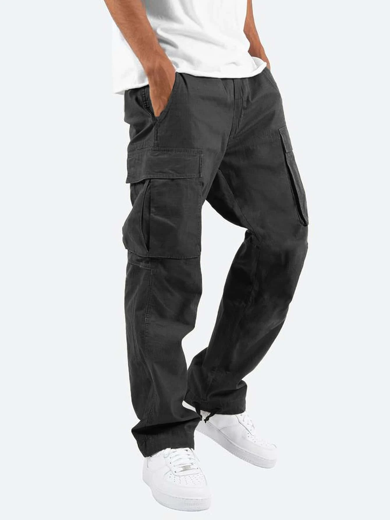 Herren Alltags Cargohose | Lang