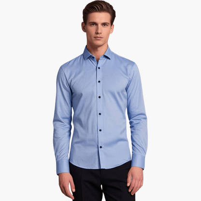 Herren Slim Fit Hemd | Langarm