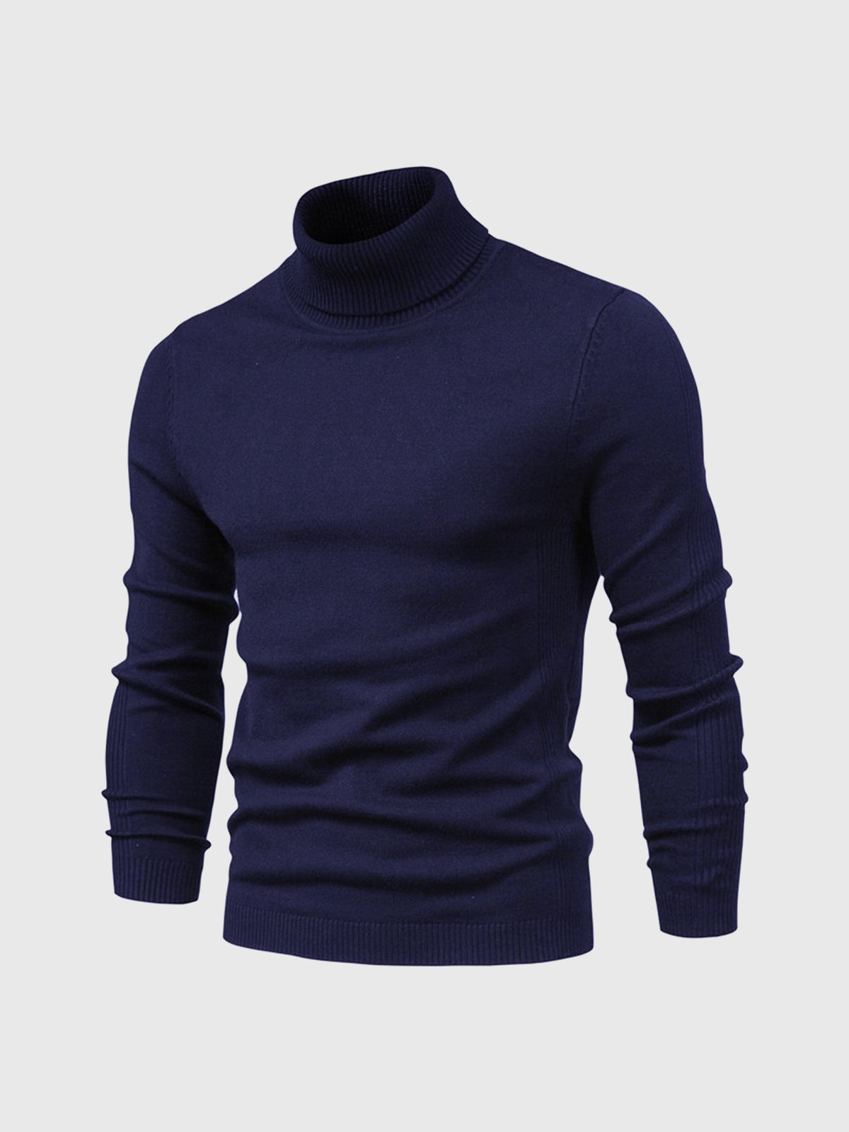 Herren Kurz Rollkragenpullover | Waschbar