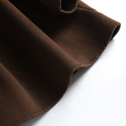 Damen Wollmantel mit Doppelreiher – Daria