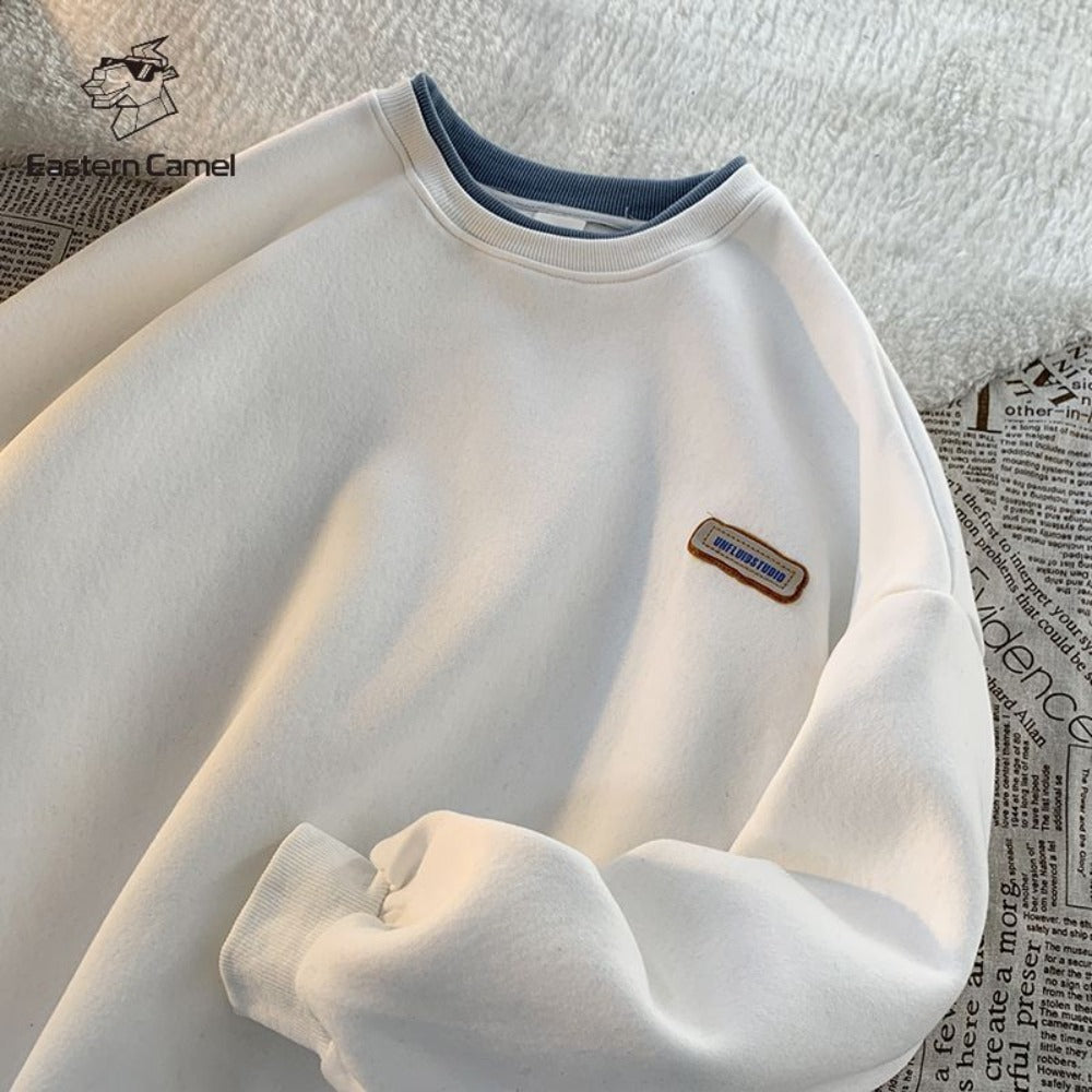 Damen Sweatshirt mit Rundhalsausschnitt und Langarm – Derna