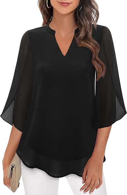 Leichte Luftige Sommerbluse für Damen im Stylischen Design