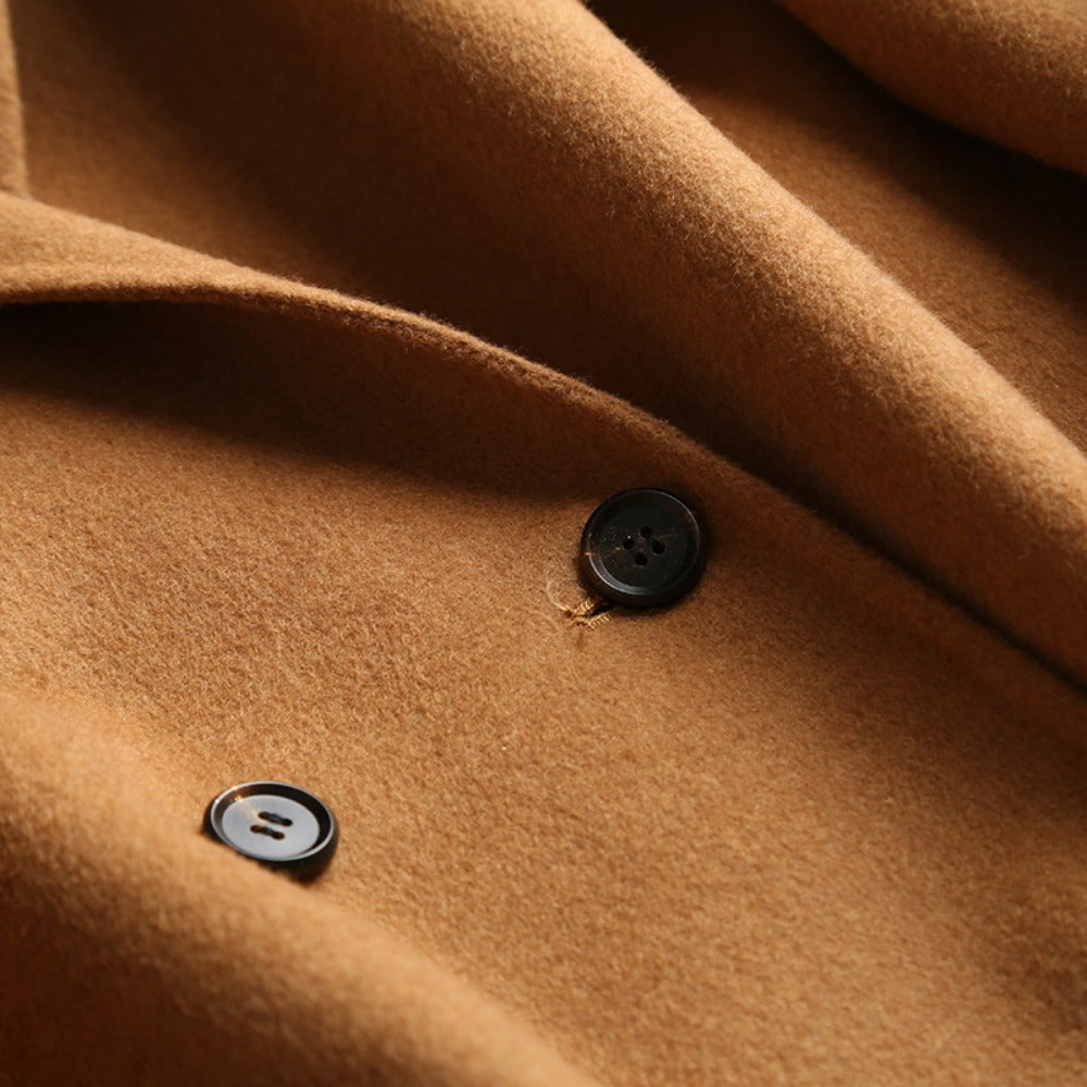 Damen Wollmantel mit Doppelreiher – Daria