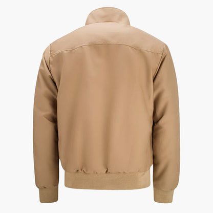 Herren Rippbündchen Winterjacke | Zipper