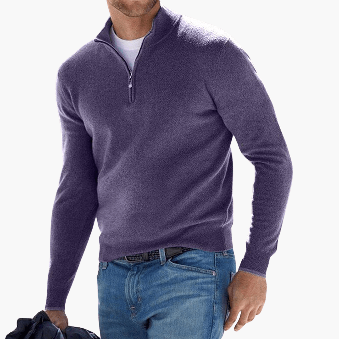 Herren Modisch Pullover | Zipper