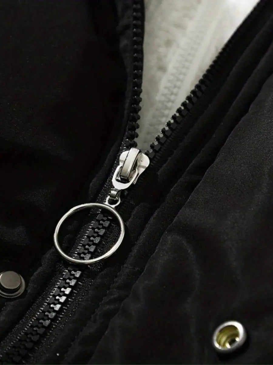 Herren Reißverschluss Daunenjacke | Warm