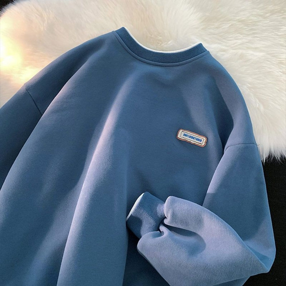 Damen Sweatshirt mit Rundhalsausschnitt und Langarm – Derna