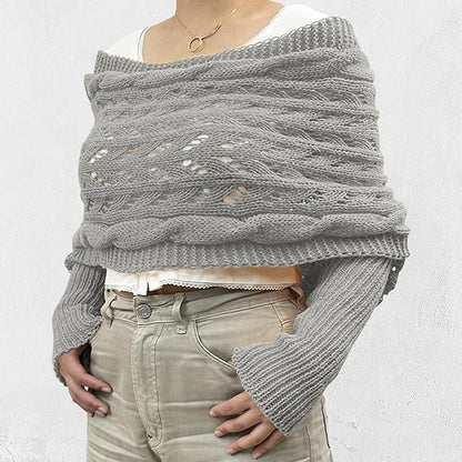 Damen Elegant Strick Schal | Winter