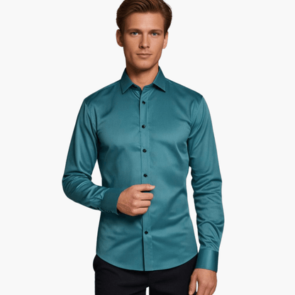 Herren Slim Fit Hemd | Langarm