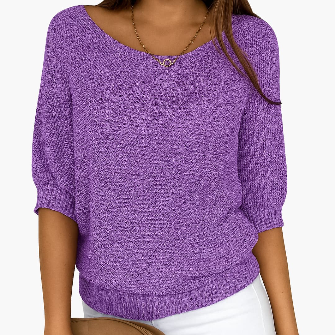 Damen Strick Bluse | Elegant