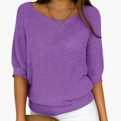 Damen Strick Bluse | Elegant