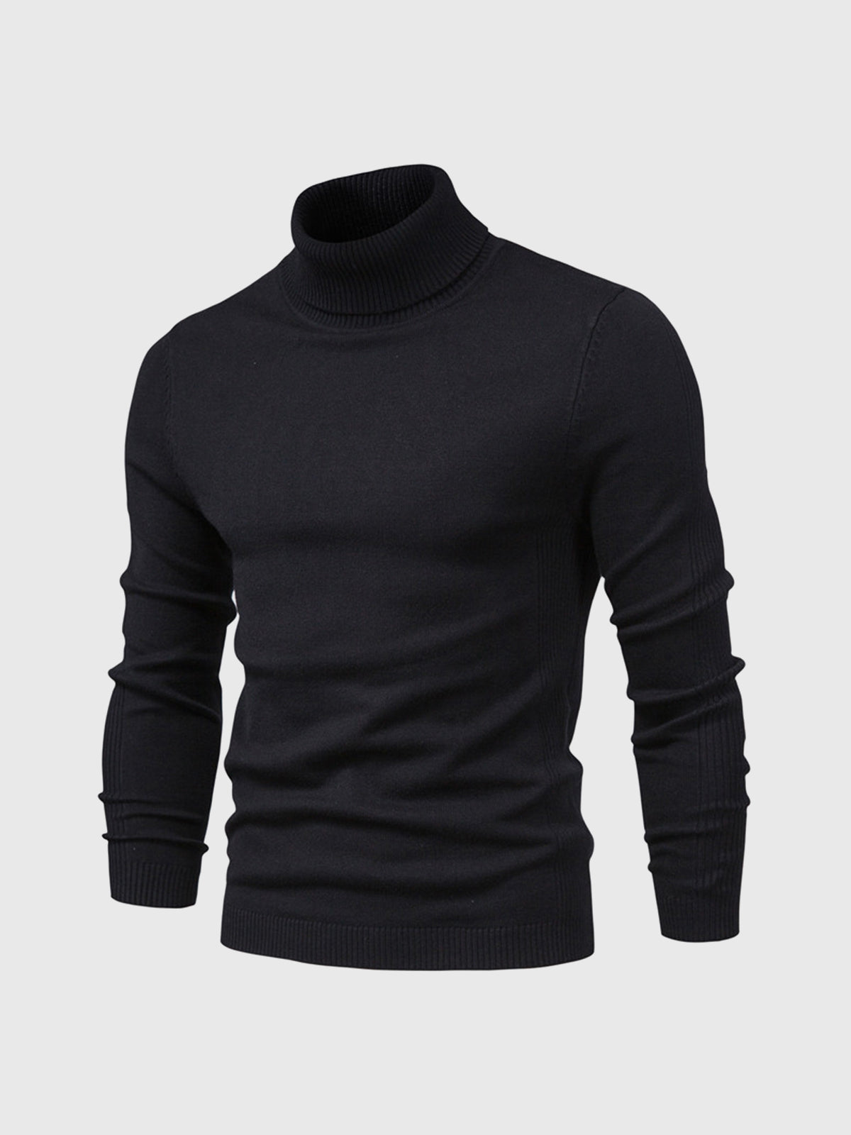 Herren Kurz Rollkragenpullover | Waschbar