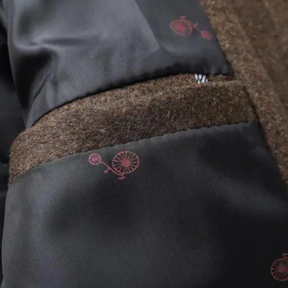 Herren Lang Mantel | Stehkragen