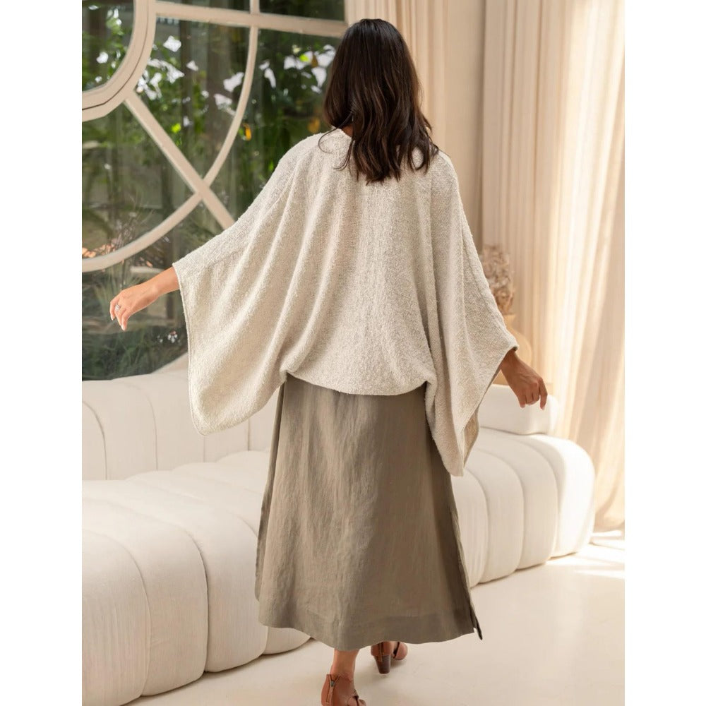 Strick-Cardigan mit Offener Front für Damen - Fatima