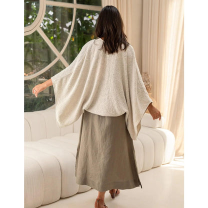 Strick-Cardigan mit Offener Front für Damen - Fatima