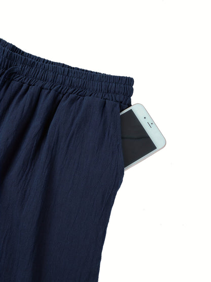 Herren Komfortable Leinen Hose | Lang