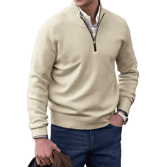 Herren Elegant Pullover | Reißverschluss