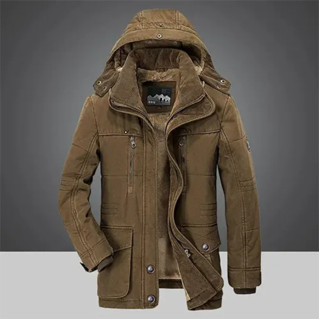 Herren Lang Winterjacke | Warm