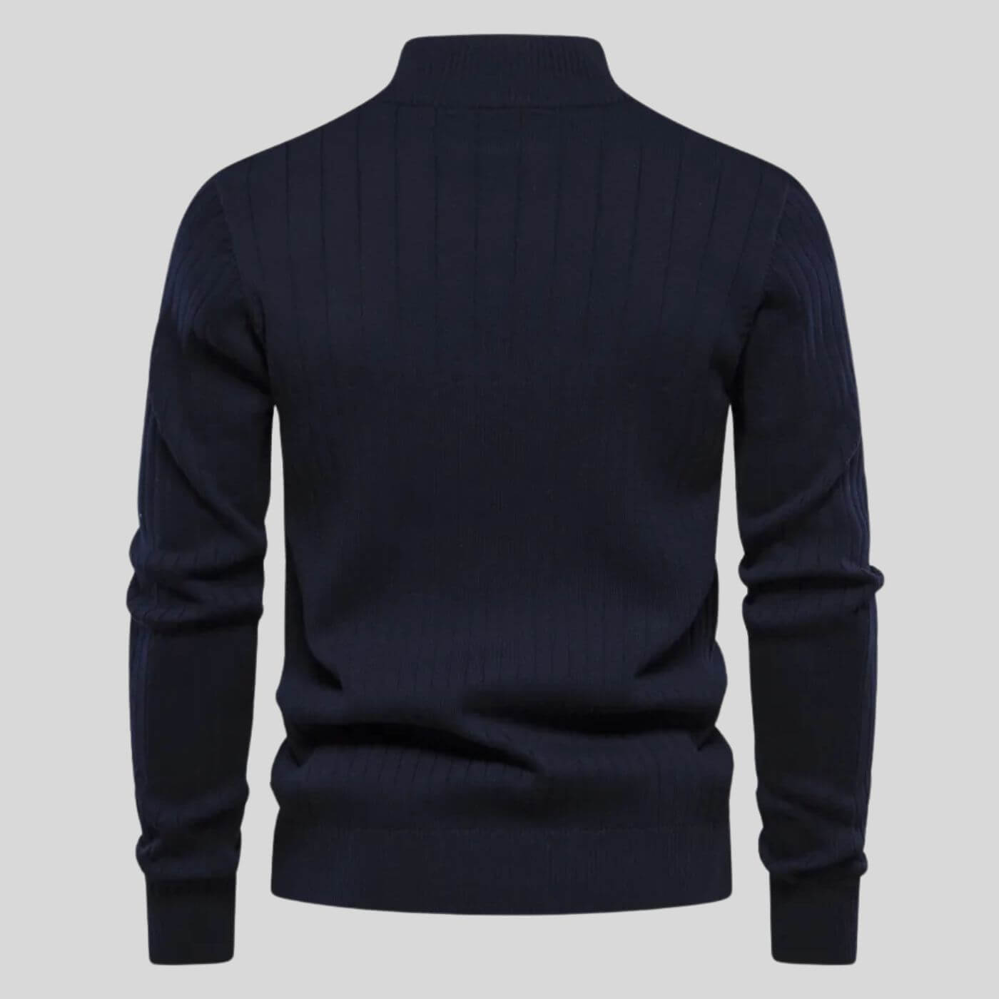 Herren Bequem Pullover | Zipper