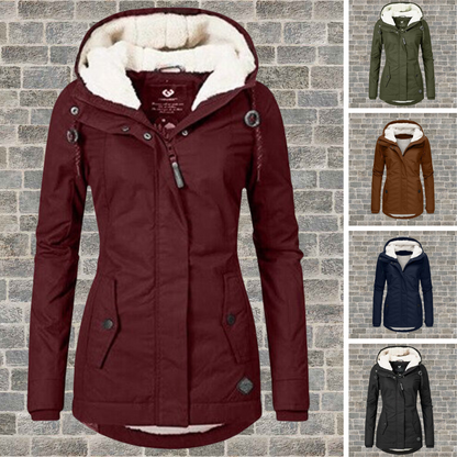Damen Warme Winterjacke | Lange