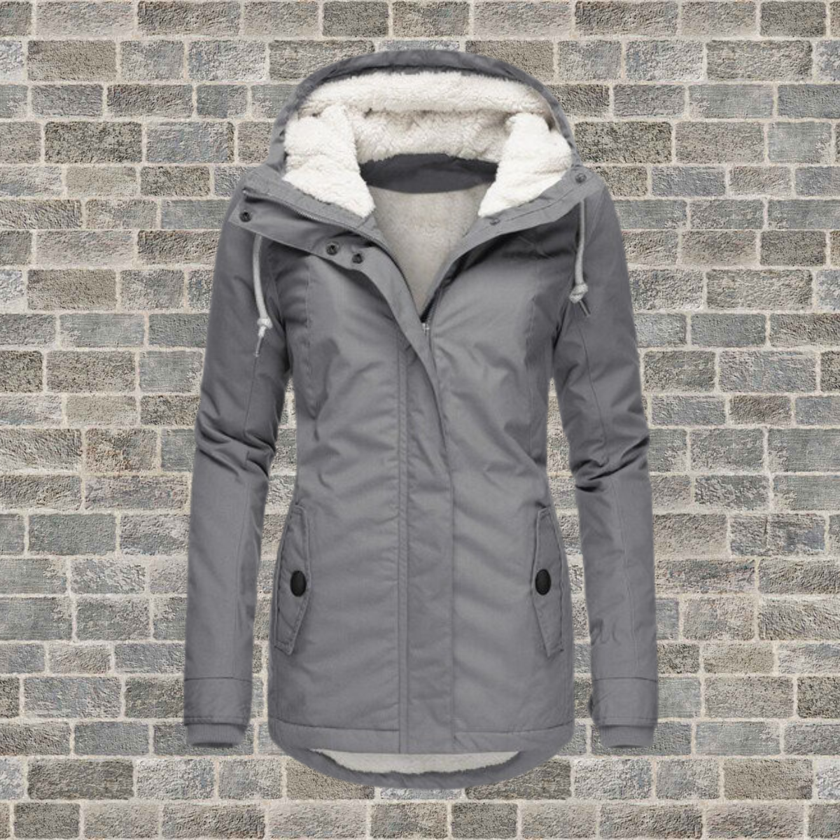 Damen Warme Winterjacke | Lange