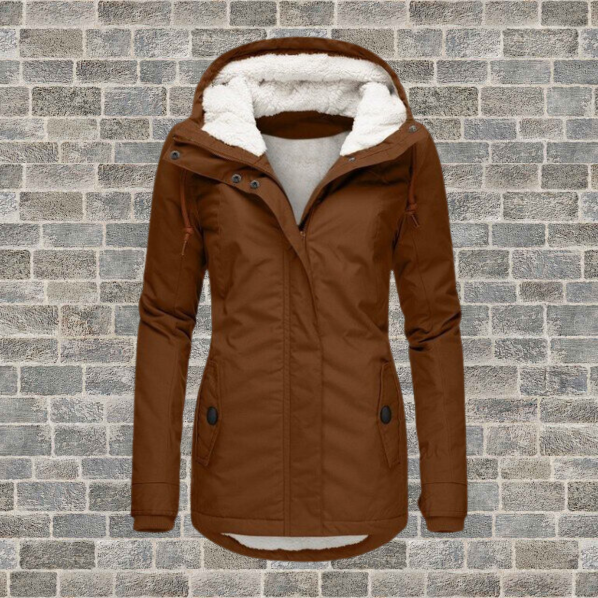 Damen Warme Winterjacke | Lange