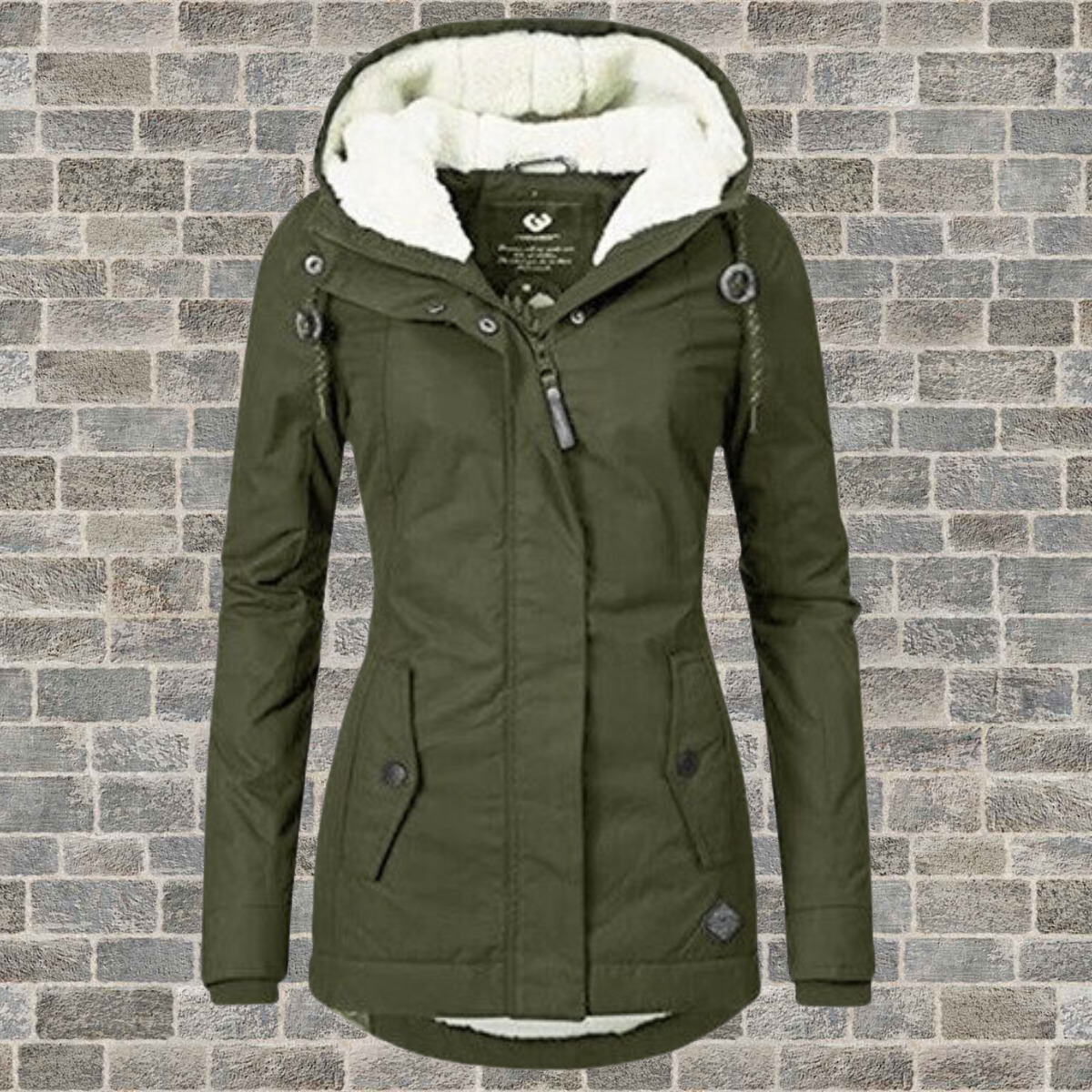 Damen Warme Winterjacke | Lange