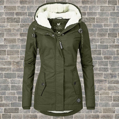 Damen Warme Winterjacke | Lange