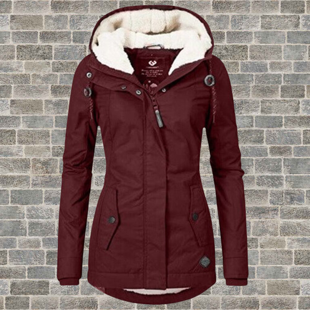 Damen Warme Winterjacke | Lange