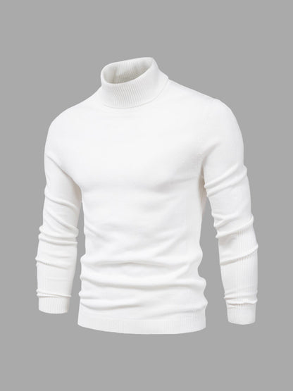 Herren Kurz Rollkragenpullover | Waschbar