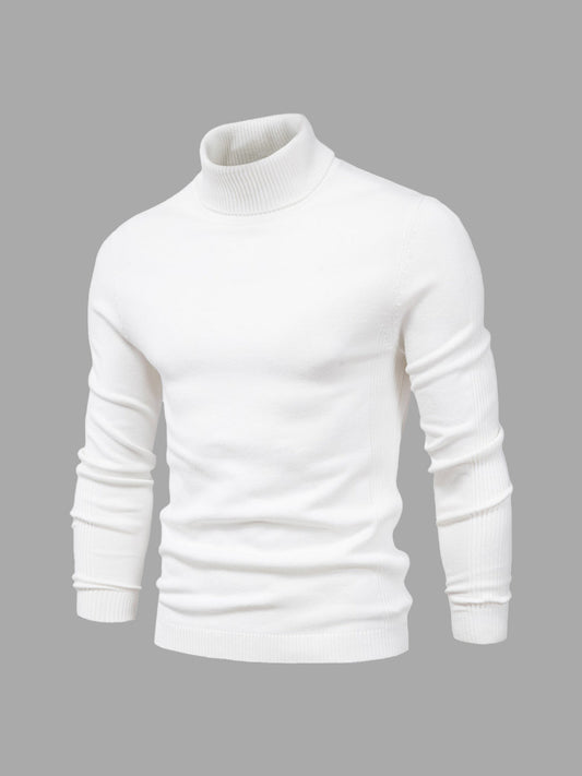 Herren Kurz Rollkragenpullover | Waschbar