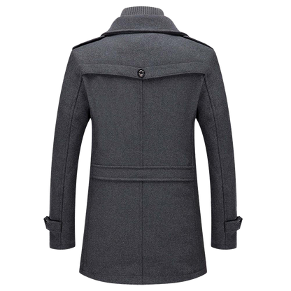 Herren Modischer Winter Mantel | Lang