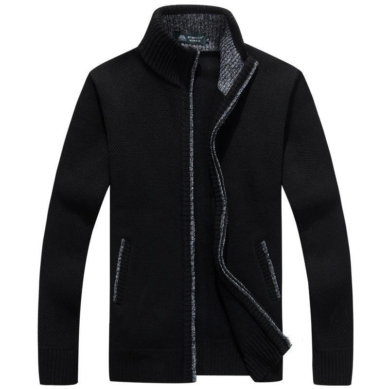 Herren Kurz Cardigan | Zipper