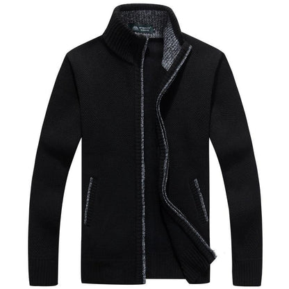 Herren Kurz Cardigan | Zipper