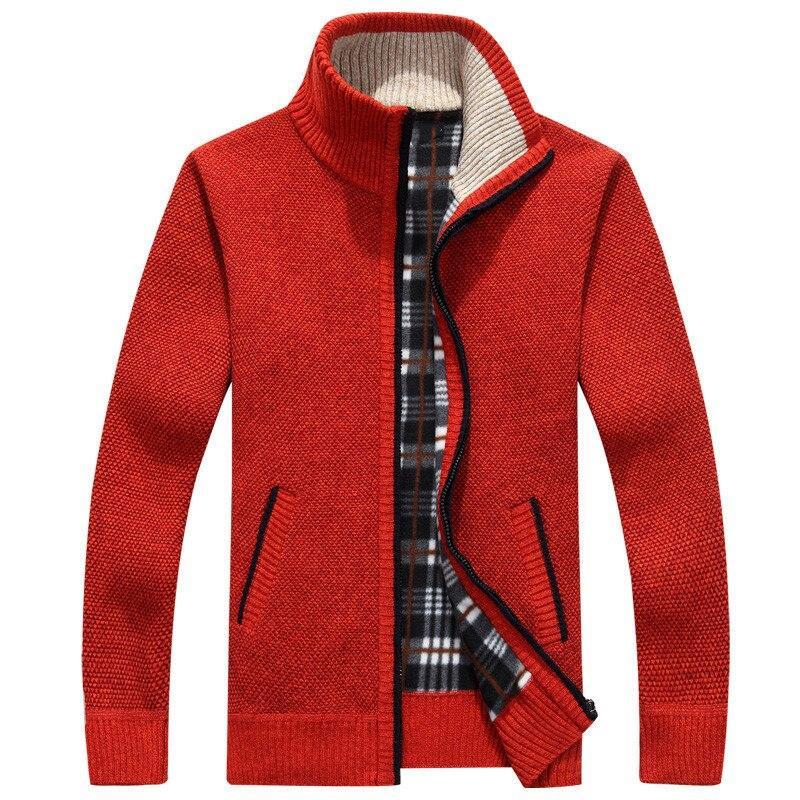 Herren Kurz Cardigan | Zipper