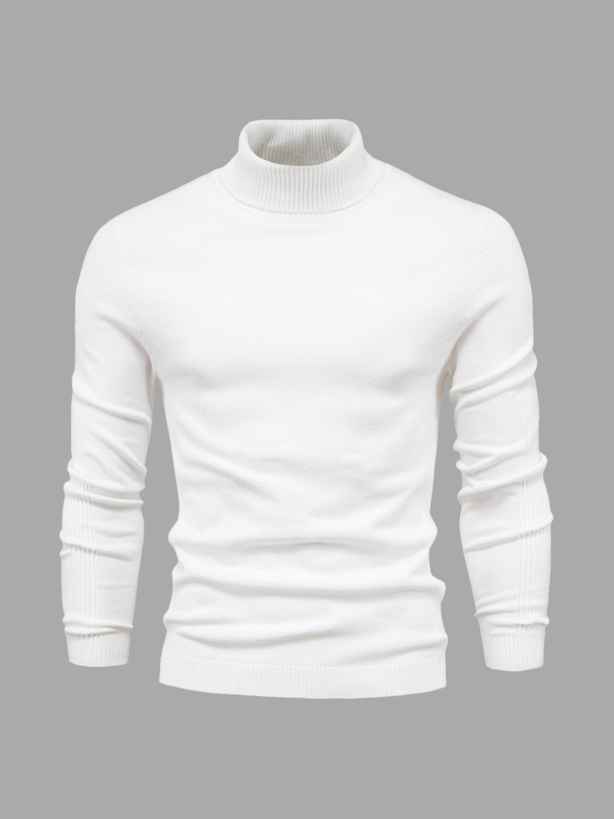 Herren Kurz Rollkragenpullover | Waschbar