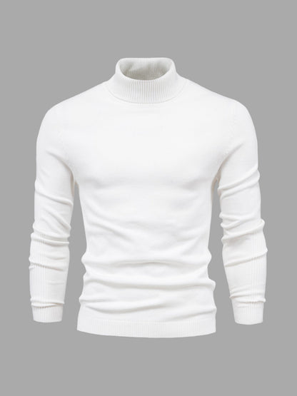 Herren Kurz Rollkragenpullover | Waschbar