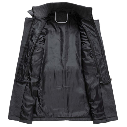 Herren Modischer Winter Mantel | Lang