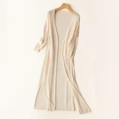 Damen Langarm Cardigan | Lang