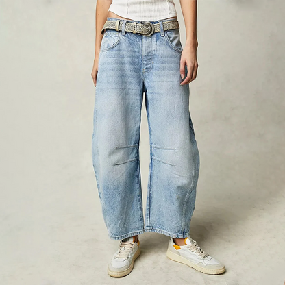 Damen Lässige Baggy Jeans | Bequem