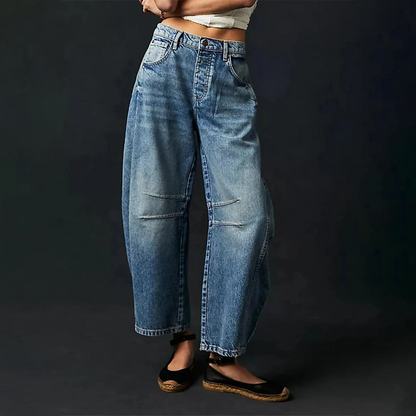 Damen Lässige Baggy Jeans | Bequem