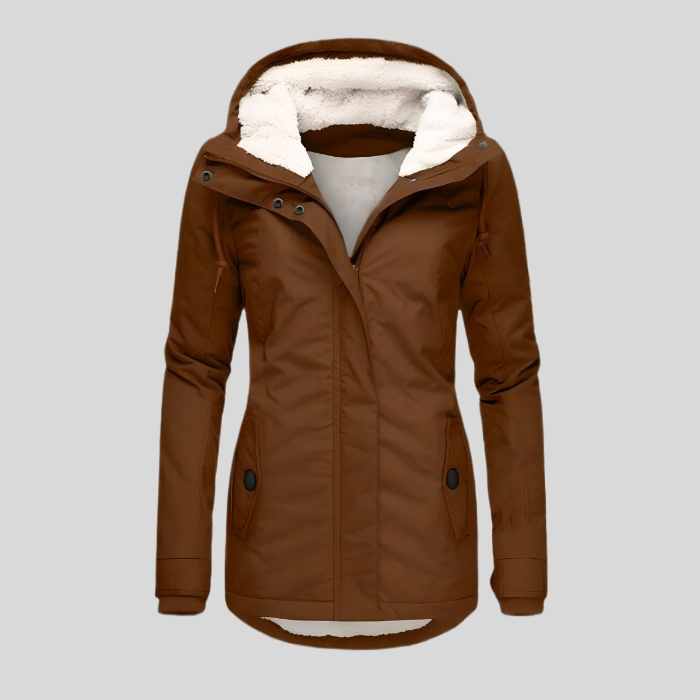Damen Lange Winterjacke | Wasserdicht