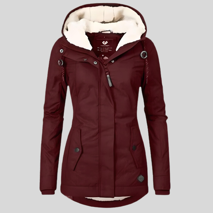 Damen Lange Winterjacke | Wasserdicht