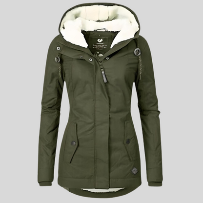 Damen Lange Winterjacke | Wasserdicht